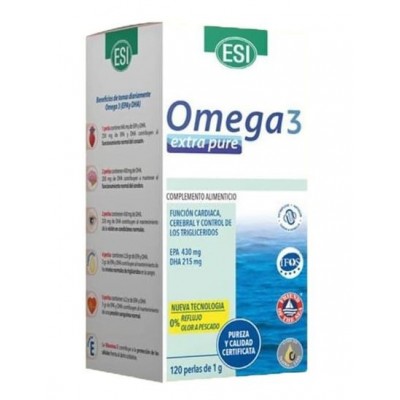 Comprar ESI OMEGA 3 EXTRA PURE 120 PERLAS al mejor precio en NuestraFarma, tu farmacia online