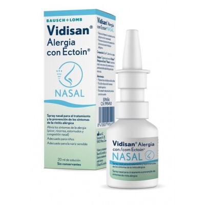 Comprar VIDISAN ECTOIN NASAL 20 ML al mejor precio en NuestraFarma, tu farmacia online