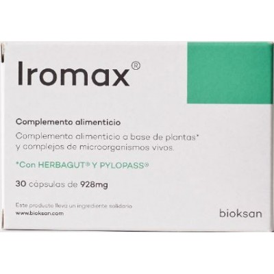 Comprar IROMAX 30 CAPSULAS al mejor precio en NuestraFarma, tu farmacia online