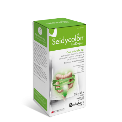 Comprar SEIDYCOLON TOXDEPUR 20 STICKS BEBIBLES 10 G al mejor precio en NuestraFarma, tu farmacia online