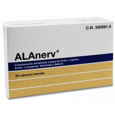 Comprar ALANERV 30 CAPSULAS BLANDAS al mejor precio en NuestraFarma, tu farmacia online