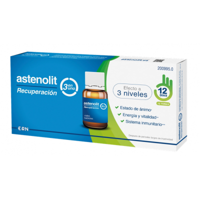 Comprar ASTENOLIT RECUPERACION 3 EN 1 12 VIALES 10 ML al mejor precio en NuestraFarma, tu farmacia online