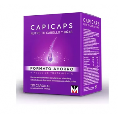 Comprar CAPICAPS CABELLOS Y UÑAS 120 CAPSULAS al mejor precio en NuestraFarma, tu farmacia online