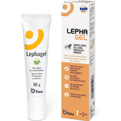 Comprar LEPHAGEL GEL PARPADOS Y PESTAÑAS 30 G al mejor precio en NuestraFarma, tu farmacia online
