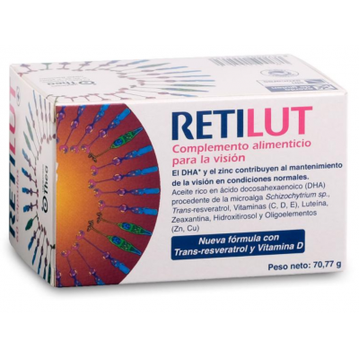 Comprar RETILUT 60 CAPSULAS al mejor precio en NuestraFarma, tu farmacia online
