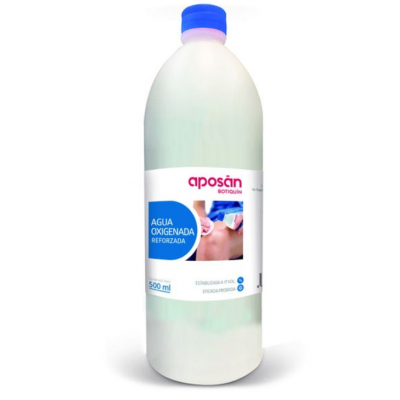 Comprar APOSAN AGUA OXIGENADA 4,9% 500 ML al mejor precio en NuestraFarma, tu farmacia online