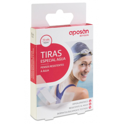 Comprar APOSAN BOTIQUIN TIRAS ESPECIAL AGUA 7 CM X 2 CM 10 UNIDADES al mejor precio en NuestraFarma, tu farmacia online