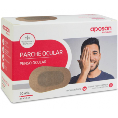 Comprar APOSAN BOTIQUIN PARCHE OCULAR ADULTO 20 UNIDADES al mejor precio en NuestraFarma, tu farmacia online