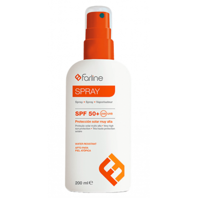 Comprar FARLINE SPRAY SPF 50+ 200 ML al mejor precio en NuestraFarma, tu farmacia online