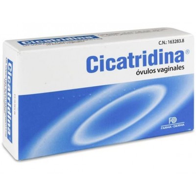 Comprar CICATRIDINA OVULOS VAGINALES 10 OVULOS al mejor precio en NuestraFarma, tu farmacia online