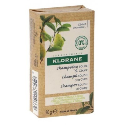 Comprar KLORANE CHAMPU SOLIDO A LA CIDRA 80 G al mejor precio en NuestraFarma, tu farmacia online