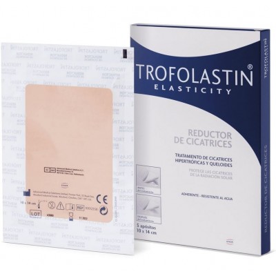 Comprar TROFOLASTIN REDUCTOR DE CICATRICES 10 X 14 CM 5 UNIDADES al mejor precio en NuestraFarma, tu farmacia online