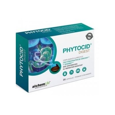 Comprar ALCHEMLIFE PHYTOCID DIGEST 30 CAPSULAS al mejor precio en NuestraFarma, tu farmacia online