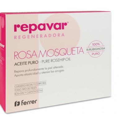 Comprar REPAVAR REGENERADORA ROSA MOSQUETA ACEITE PURO 15 ML al mejor precio en NuestraFarma, tu farmacia online