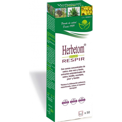Comprar HERBETOM 2 PULM RESPIR 500 ML al mejor precio en NuestraFarma, tu farmacia online