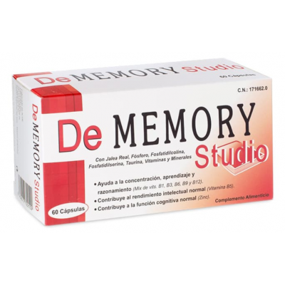 Comprar DE MEMORY STUDIO 60 CAPSULAS al mejor precio en NuestraFarma, tu farmacia online
