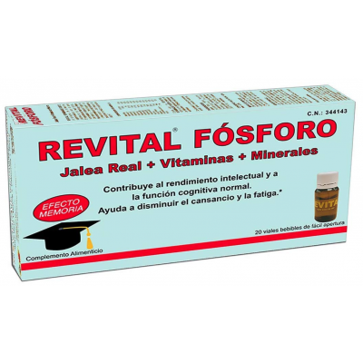Comprar REVITAL FOSFORO 20 VIALES al mejor precio en NuestraFarma, tu farmacia online