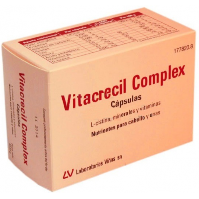 Comprar VITACRECIL COMPLEX 90 CAPSULAS al mejor precio en NuestraFarma, tu farmacia online