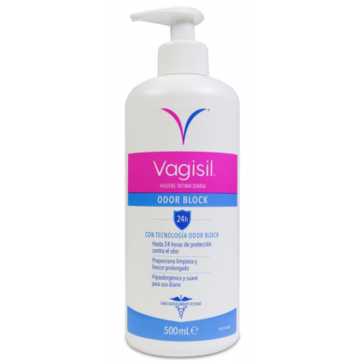 Comprar VAGISIL HIGIENE INTIMA DIARIA ODOR BLOCK 500 ML al mejor precio en NuestraFarma, tu farmacia online