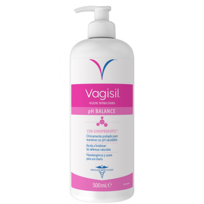 Comprar VAGISIL HIGIENE INTIMA PH BALANCE 500 ML al mejor precio en NuestraFarma, tu farmacia online