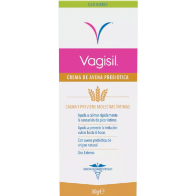 Comprar VAGISIL CREMA DE AVENA PREBIOTICA 30 G al mejor precio en NuestraFarma, tu farmacia online
