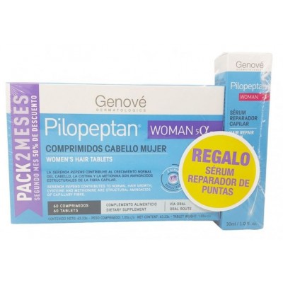 Comprar PILOPEPTAN WOMAN 5 ALFA R 60 COMPRIMIDOS al mejor precio en NuestraFarma, tu farmacia online