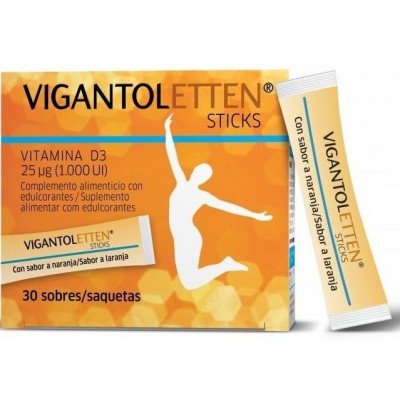 Comprar VIGANTOLETTEN 30 STICKS al mejor precio en NuestraFarma, tu farmacia online