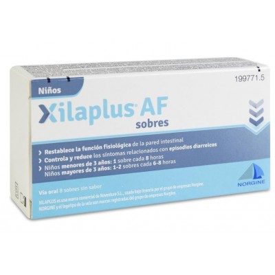 Comprar XILAPLUS AF NIÑOS 8 SOBRES POLVO SABOR NEUTRO al mejor precio en NuestraFarma, tu farmacia online