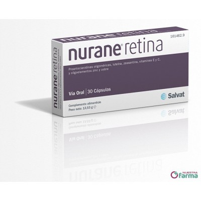 Comprar NURANE RETINA 30 CAPSULAS al mejor precio en NuestraFarma, tu farmacia online