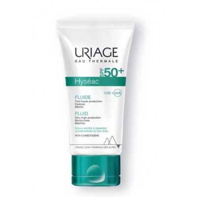 Comprar URIAGE HYSEAC FLUIDO SPF 50+ 50 ML al mejor precio en NuestraFarma, tu farmacia online