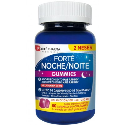 Comprar FORTÉ NOCHE GUMMIES 60 CARAMELOS DE GOMA al mejor precio en NuestraFarma, tu farmacia online