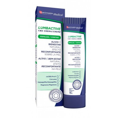 Comprar FORTÉ PHARMA LUMBACTIVE CBD CREMA 75 ML al mejor precio en NuestraFarma, tu farmacia online