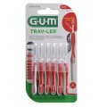 GUM TRAV-LER CEPILLO INTERDENTAL 0.8 MM 6 UNIDADES
