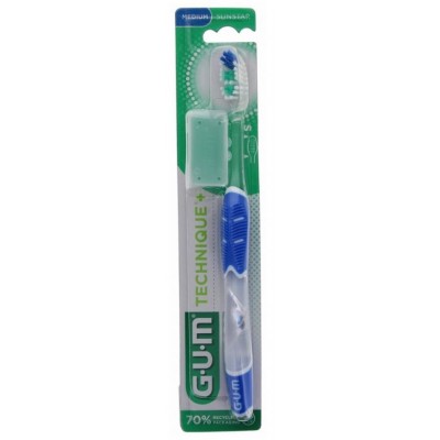 Comprar GUM TECHNIQUE+ CEPILLO DENTAL MEDIUM ADULTO al mejor precio en NuestraFarma, tu farmacia online