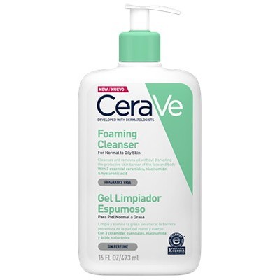 Comprar CERAVE GEL LIMPIADOR ESPUMOSO 473 ML al mejor precio en NuestraFarma, tu farmacia online