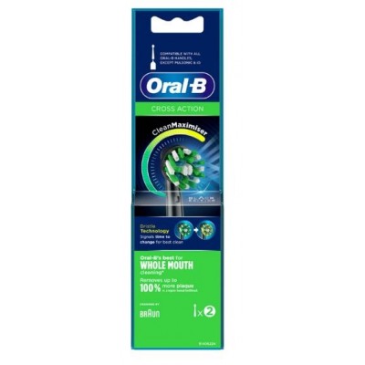 Comprar ORAL-B RECAMBIO CROSS ACTION 2 CABEZALES al mejor precio en NuestraFarma, tu farmacia online