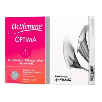 Comprar ACTIFEMME OPTIMA 28 CAPSULAS al mejor precio en NuestraFarma, tu farmacia online