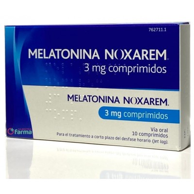 Comprar MELATONINA NOXAREM 3 MG 10 COMPRIMIDOS al mejor precio en NuestraFarma, tu farmacia online