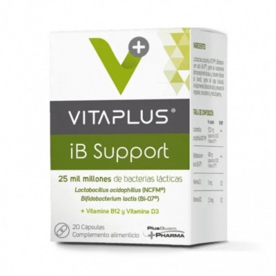 Comprar VITAPLUS IB SUPPORT 20 CAPSULAS al mejor precio en NuestraFarma, tu farmacia online