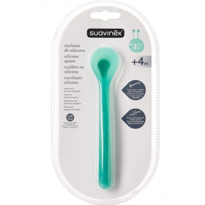Comprar SUAVINEX CUCHARA SILICONA +4 MESES 1 UNIDAD al mejor precio en NuestraFarma, tu farmacia online