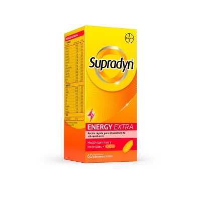Comprar SUPRADYN ENERGY EXTRA 60 COMPRIMIDOS al mejor precio en NuestraFarma, tu farmacia online