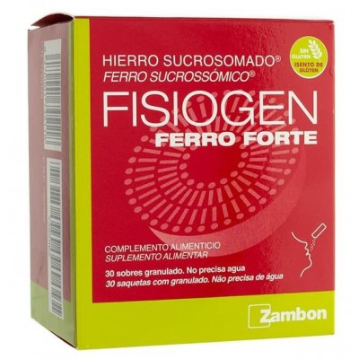 Comprar FISIOGEN FERRO FORTE 30 SOBRES al mejor precio en NuestraFarma, tu farmacia online