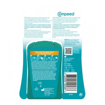 Comprar COMPEED PARCHE ANTI-GRANOS DISCRETO TRIPLE ACCION 15 UNIDADES al mejor precio en NuestraFarma, tu farmacia online