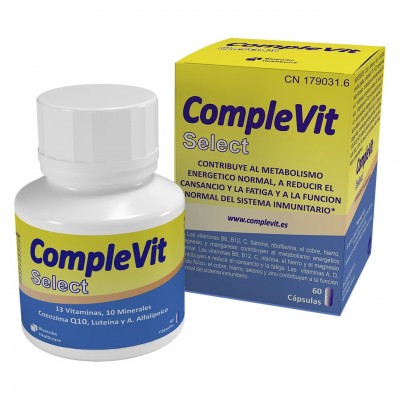 Comprar BLUECUBE COMPLEVIT SELECT 60 CAPSULAS al mejor precio en NuestraFarma, tu farmacia online