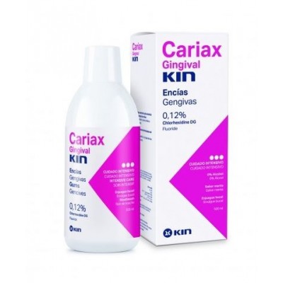 Comprar KIN CARIAX GINGIVAL ENJUAGUE 500 ML al mejor precio en NuestraFarma, tu farmacia online