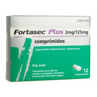 Comprar FORTASEC PLUS 2 mg/125 mg 12 COMPRIMIDOS al mejor precio en NuestraFarma, tu farmacia online