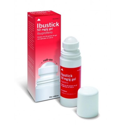 Comprar IBUSTICK 50 mg/g GEL CUTANEO 1 TUBO 60 g (CON ROLL-ON) al mejor precio en NuestraFarma, tu farmacia online