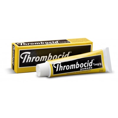 Comprar THROMBOCID 1 MG/G POMADA 1 TUBO 60 G al mejor precio en NuestraFarma, tu farmacia online