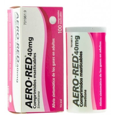 Comprar AERO RED 40 MG 100 COMPRIMIDOS MASTICABLES al mejor precio en NuestraFarma, tu farmacia online