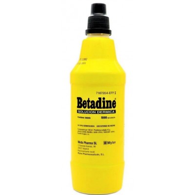 Comprar BETADINE 100 mg/ml SOLUCION CUTANEA 1 FRASCO 500 ml al mejor precio en NuestraFarma, tu farmacia online
